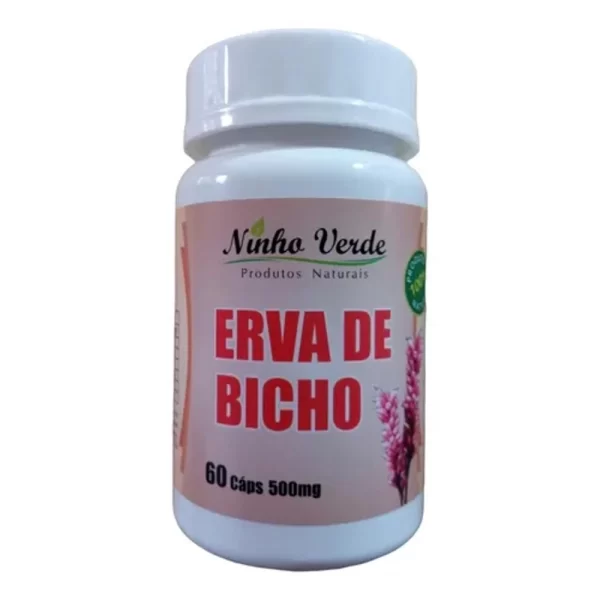 Erva De Bicho 60cáps 500mg Ninho Verde