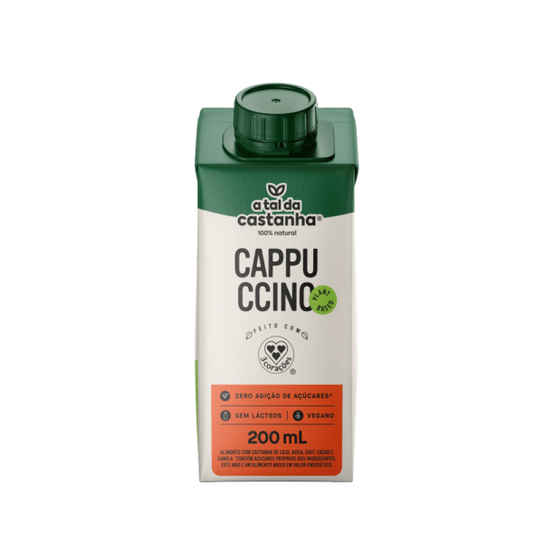 Bebida de Castanha de Caju Veg Cappuccino A Tal da Castanha 200ml