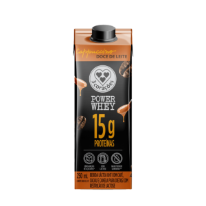 Cappuccino Power Whey Sabor Doce de Leite 3 Corações 250ml