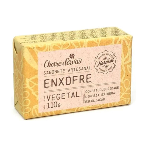 Sabonete De Enxofre 110g - Cheiro De Ervas