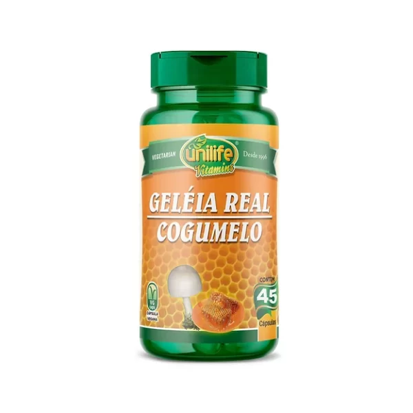Geleia Real Cogumelo Unilife 45 cápsulas