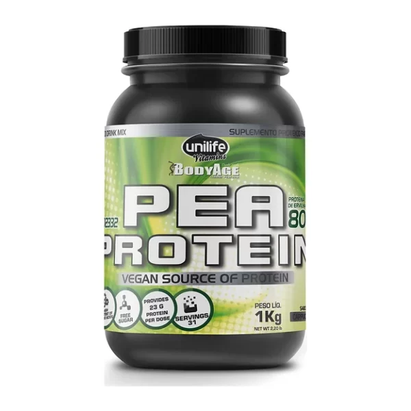 Pea Protein Proteína Vegetal Sabor Cappuccino Unilife 1kg