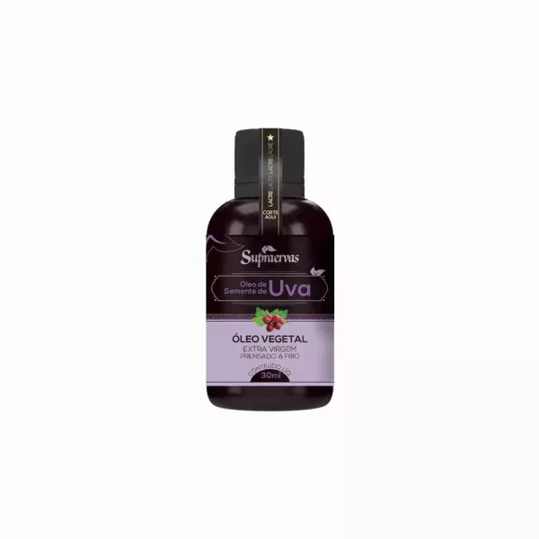 Óleo Vegetal de Semente de Uva SupraErvas 30ml