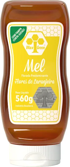 Mel Flores Laranjeira - 560g. Wax Green