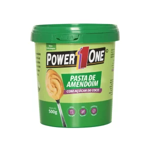 Pasta De Amendoim Com Açúcar De Coco 500g - Power One